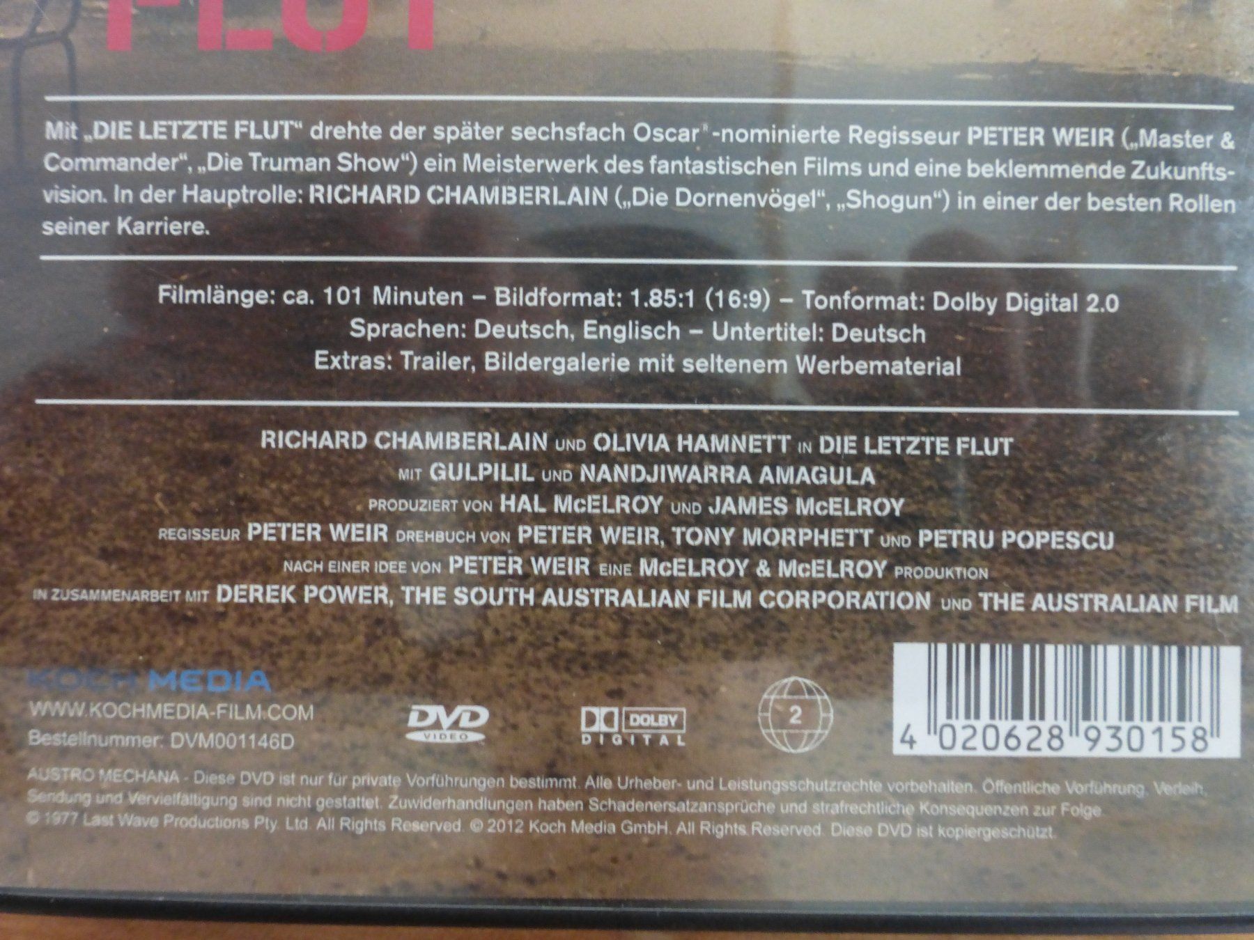 Tutti i DVDs: The last wave Die letzte Flut Peter Weir Sci Fi DVD – Usato da Zumikon venduto da psisound 2