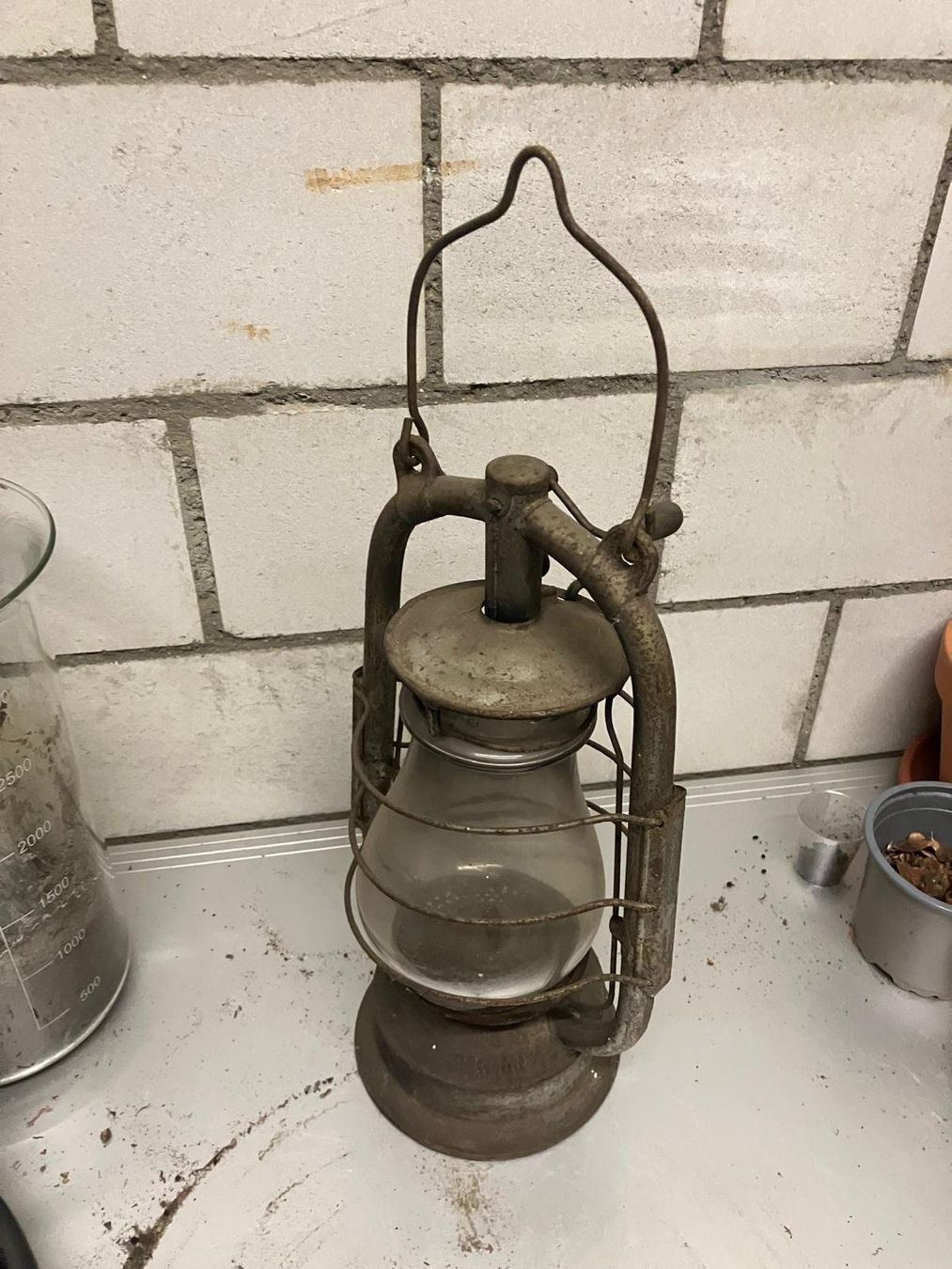 Lampade: alte Öllampe/Laterne – Usato da Altnau venduto da Bromende963 3