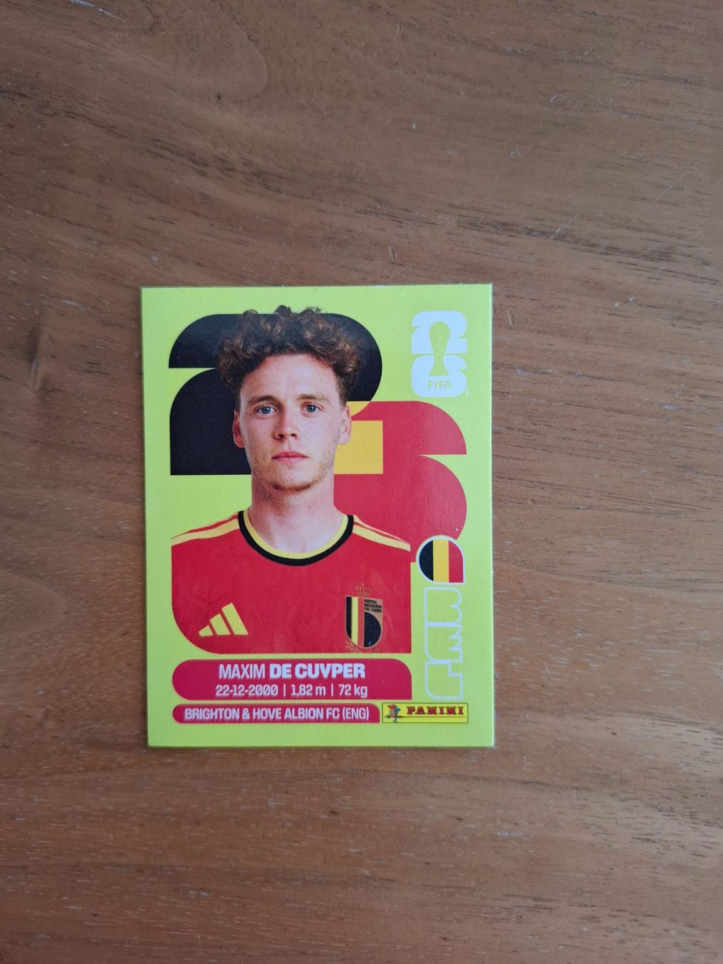 Panini Carte collezionabili: Panini FIFA 2026 BEL 7 – Usato da Steffisburg venduto da Blacktiger84