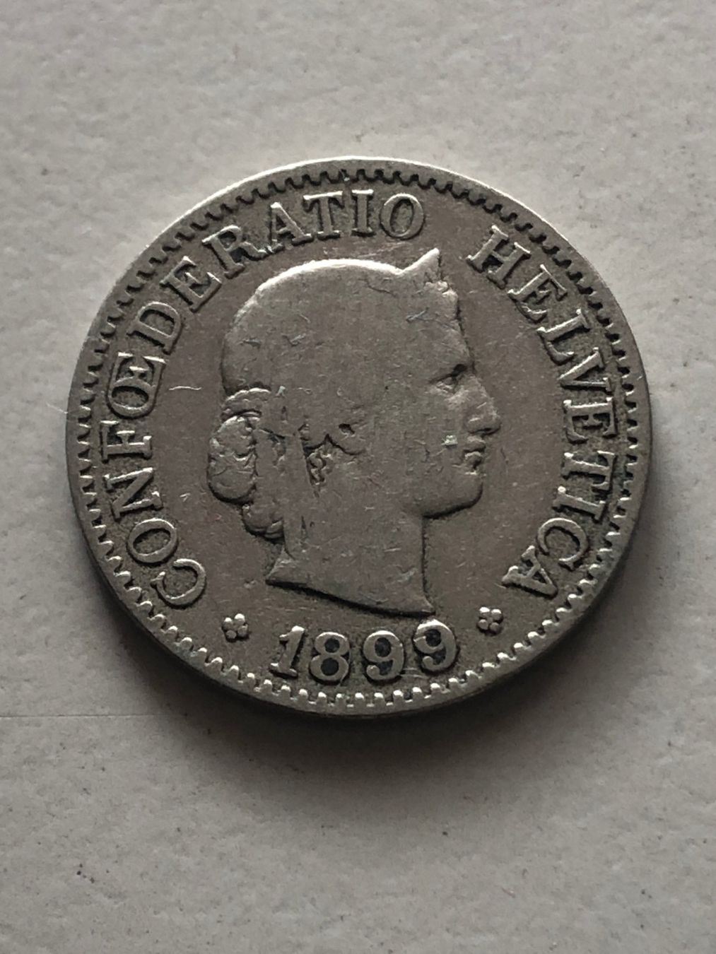 Tutti le monete: 10 Rp. 1899 – Usato da Schötz venduto da Odpa