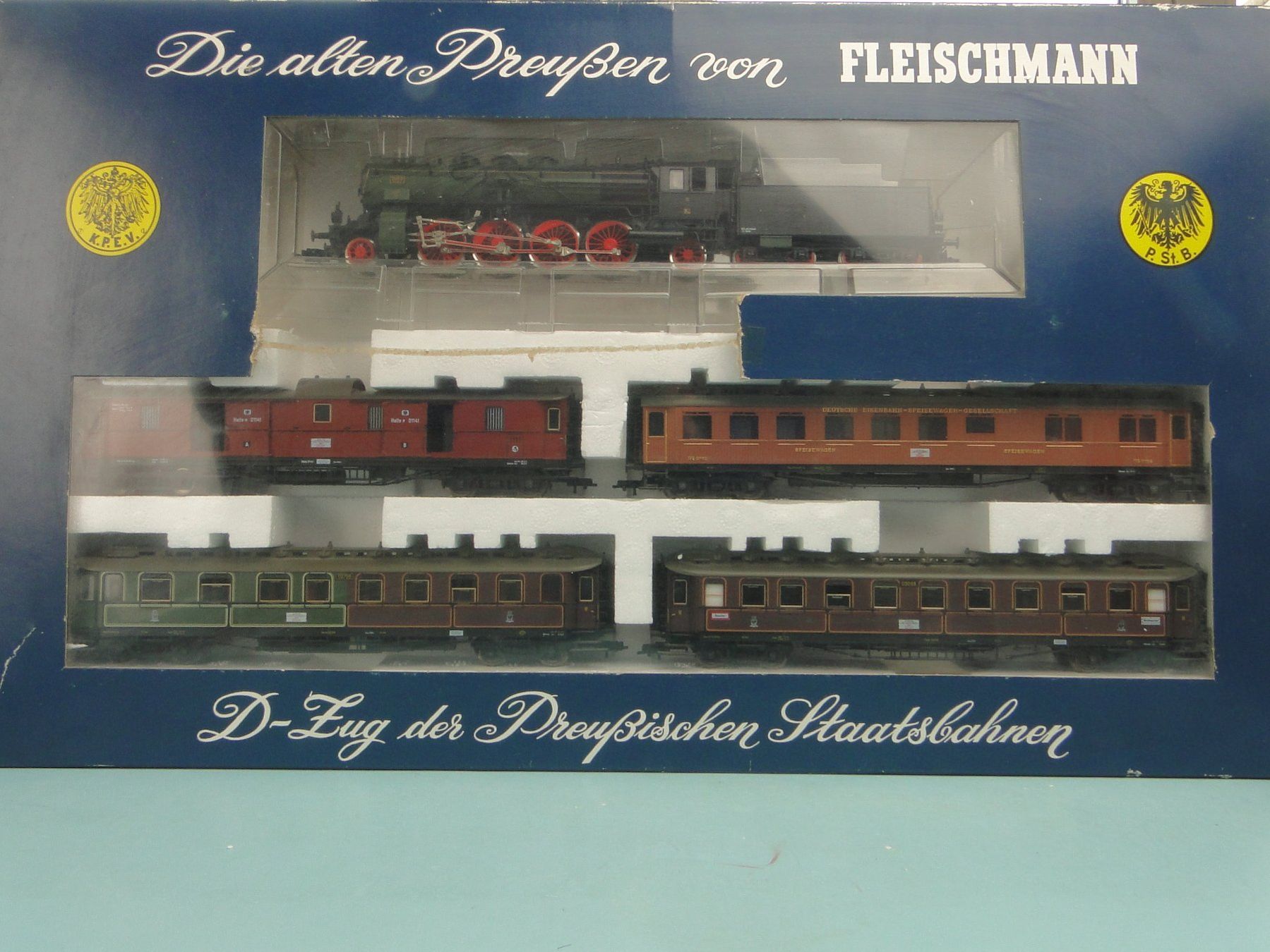 Fleischmann Modellini di ferrovie: Fleischmann 4885 Preussischer Personenzug – Usato da Bülach venduto da cann11 8