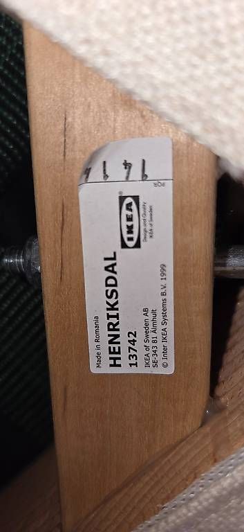 Sedie: 4 chaises rembourrées,tissus Ikea – Usato da Bassecourt venduto da l.carnal 1