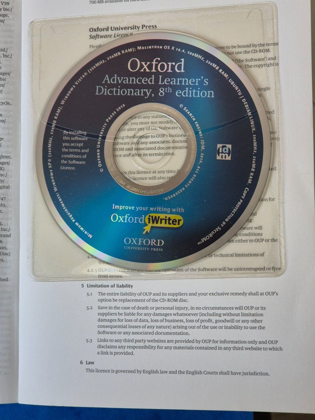 Libri: Oxford Advanced Learner's Dictionary 8th Edition – Usato da Seewen SZ venduto da SuperpumaDisplayTeam 2