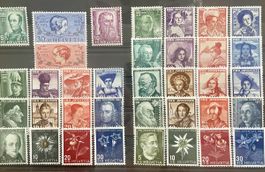 Schweizer Pro Juventute Sammlung ab 1932 bis 1968