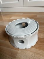 Teelichthalter Stövchen weiss Porzellan