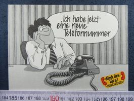 PTT POST WERBE-AK NEUE TEFONNUMMER