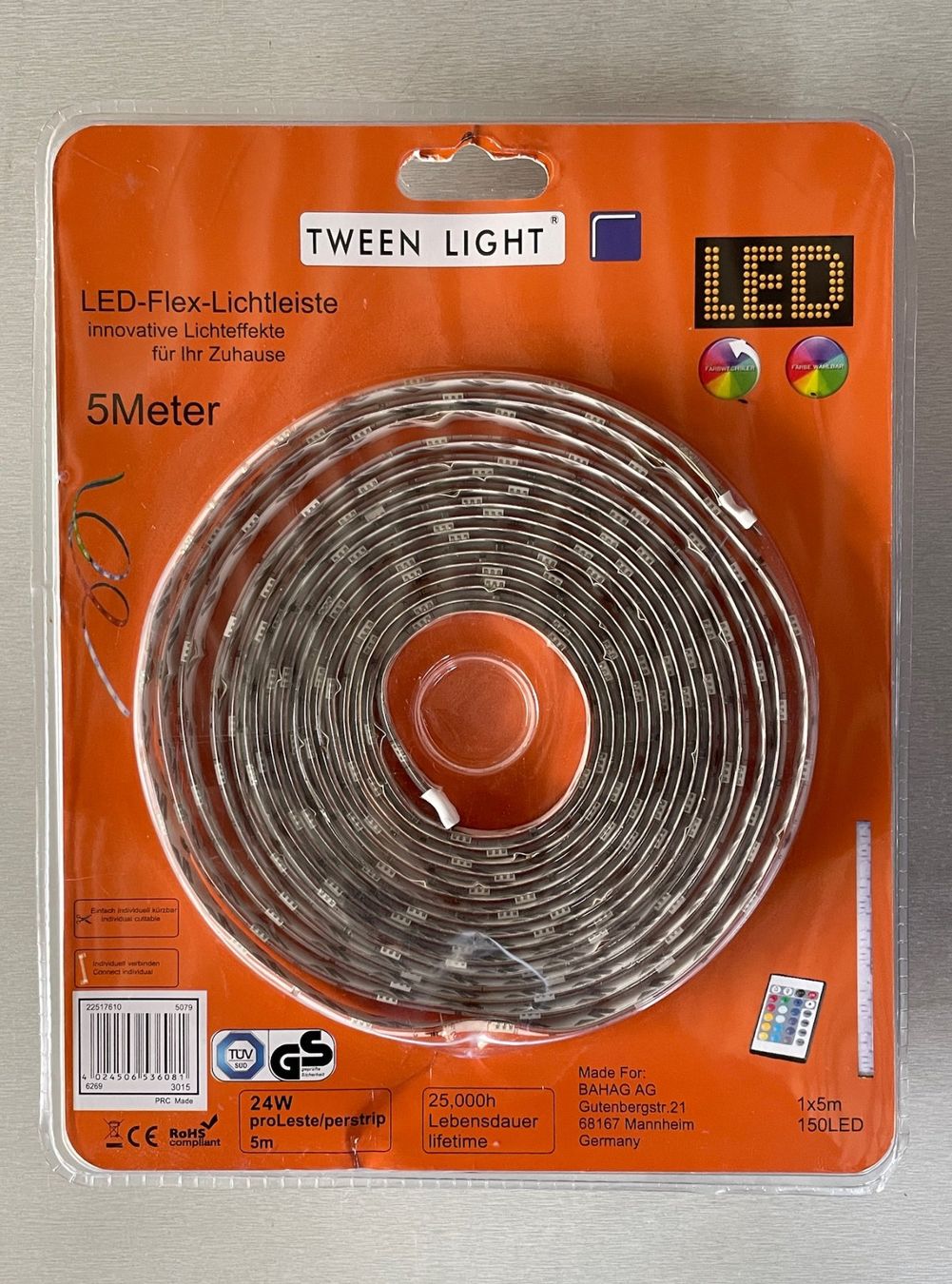 Ghirlande e barre luminose: TWEEN LIGHT LED-Flex-Lichtleiste (5 Meter) – Nuovo e nell'imballaggio originale da Buchs SG venduto da Handyman77