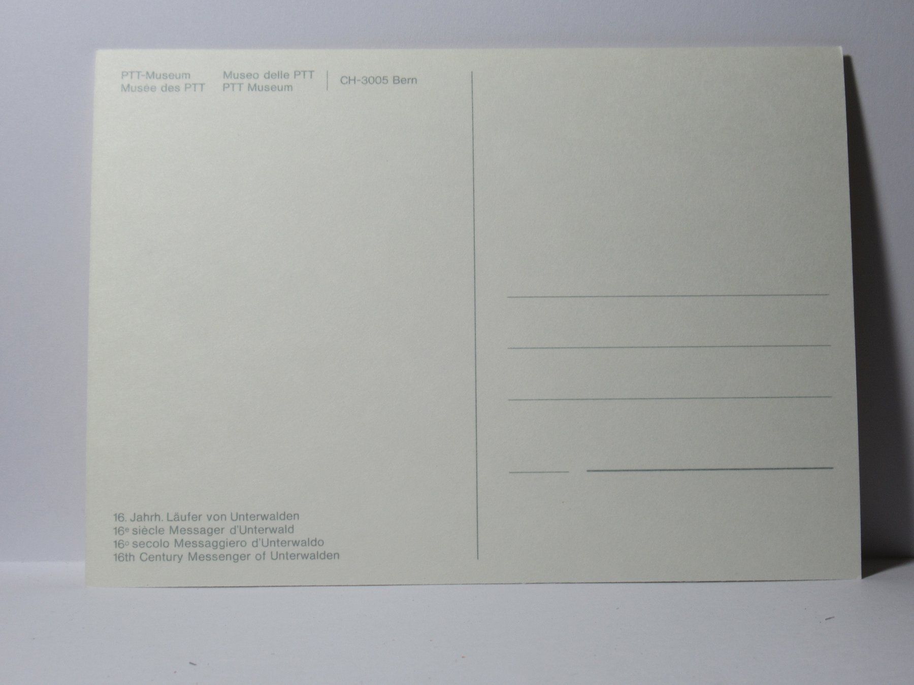 Cartoline postali: Läufer von Unterwalden – Nuovo (secondo la descrizione) da Grenchen venduto da frechri 1
