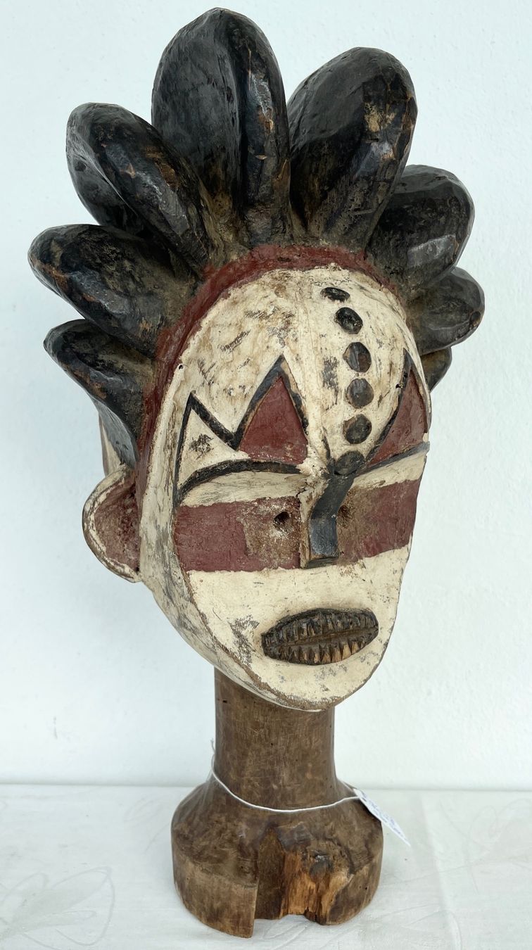 Skulpturen & Statuen: Rarität alte Idoma Figur Skulptur Nigeria Höhe 35 cm – Gebraucht aus Rüthi (Rheintal) von Kunsthaus777 2