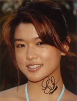 Original Autogramm von GRACE PARK auf Großfoto