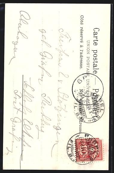 Cartoline postali: Basel, Ehemaliger Garten der Deutschritt – Usato da Berlin venduto da bartko-reher 1