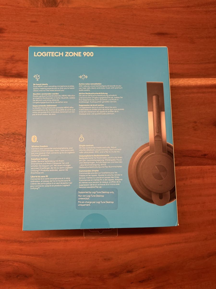 Mikrofone: Logitech Zone 900 Wireless Headset black new condition – Neu (gemäss Beschreibung) aus Zürich von Ricardinho_12 2