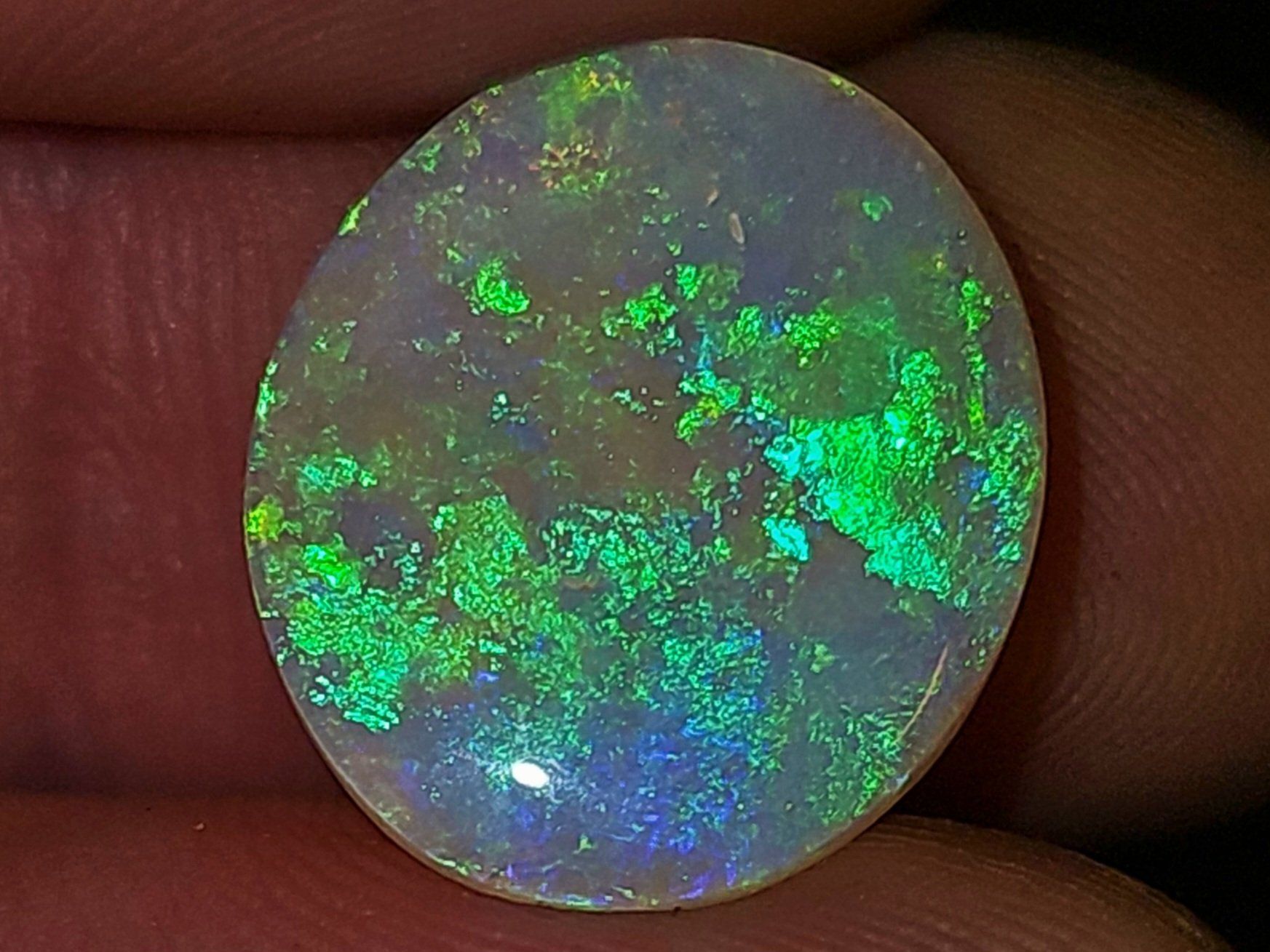Pietre preziose: 5.5ct Australischer Flashfire Kristall Opal – Nuovo e nell'imballaggio originale da Uerkheim venduto da Winwinner 6
