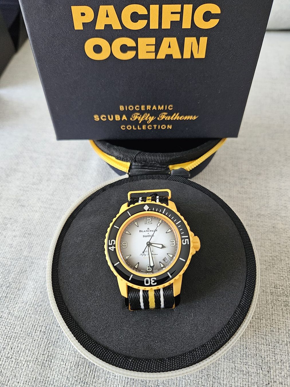 Swatch Orologi: SWATCH BLANCPAIN SCUBA – Nuovo (secondo la descrizione) da Yverdon-les-Bains venduto da enzine