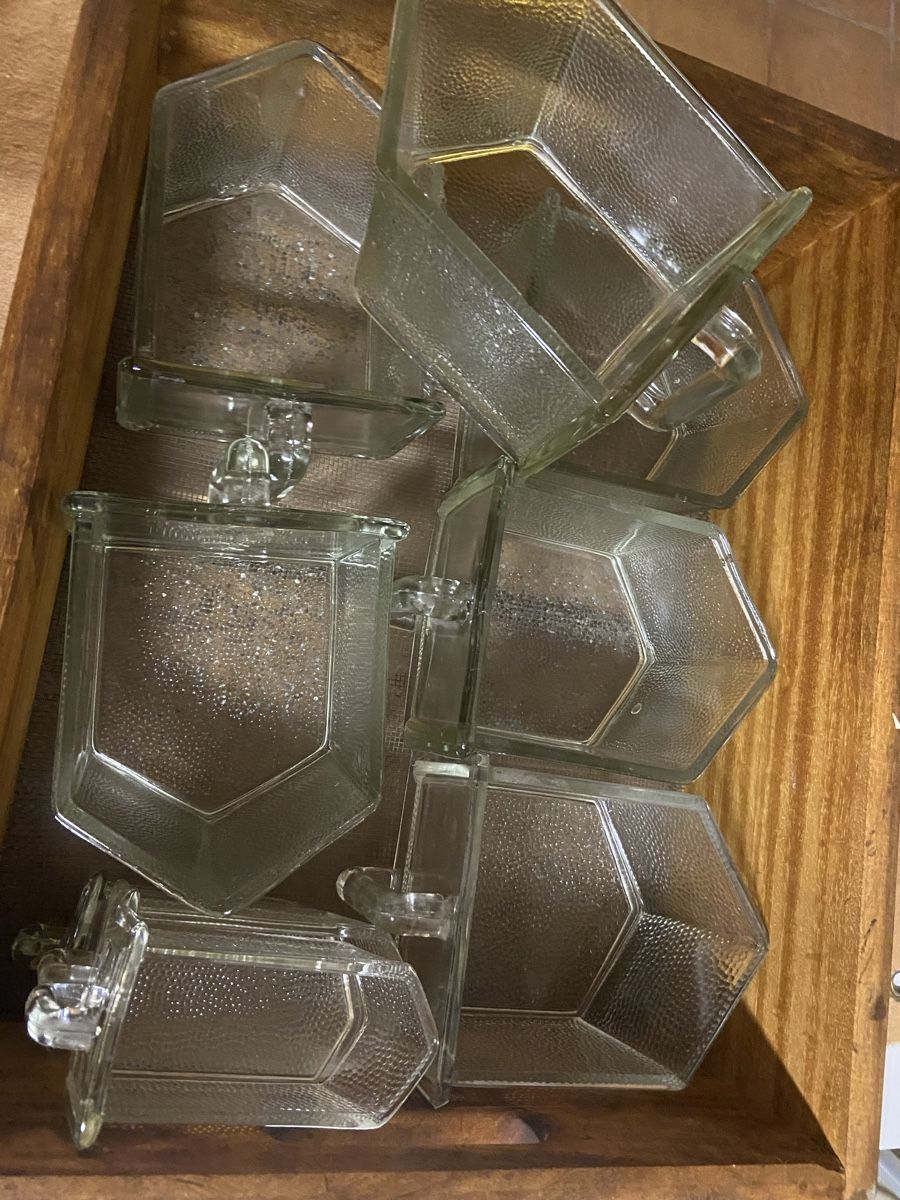 Bicchieri: 9 Glas Schüttelbehälter antik – Usato da Wangen an der Aare venduto da Thedog 4
