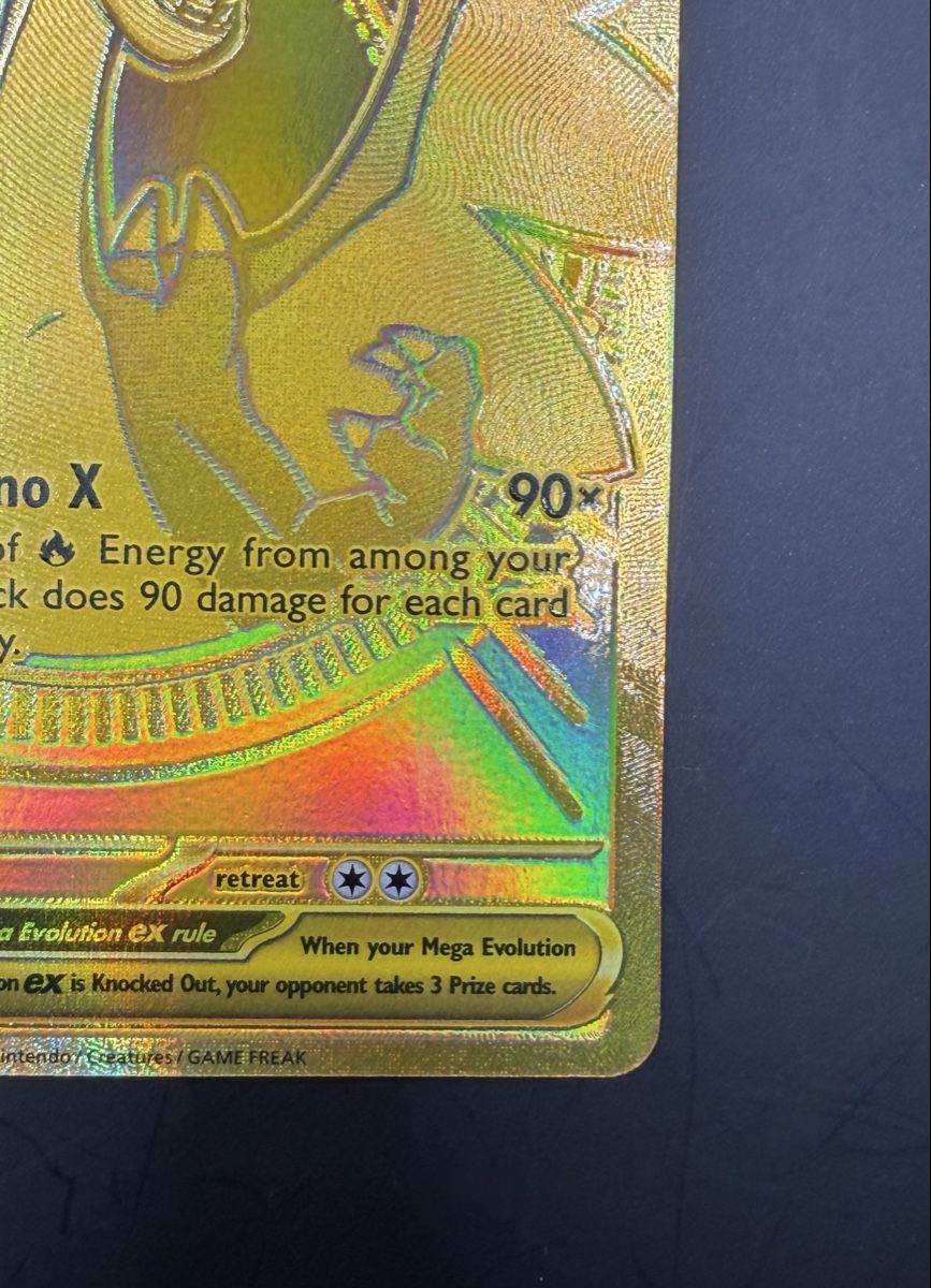 Pokémon Carte collezionabili: Mega Charizard X ex - PFL #130 (Gold) – Nuovo (secondo la descrizione) da Genève venduto da Resko 5