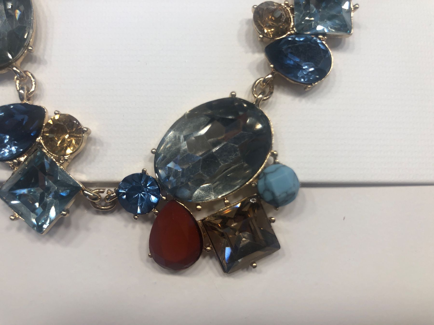 Catenine: Halskette Accessorize mit Schmucksteinen neu – Nuovo (secondo la descrizione) da Olten venduto da eti_r289 3