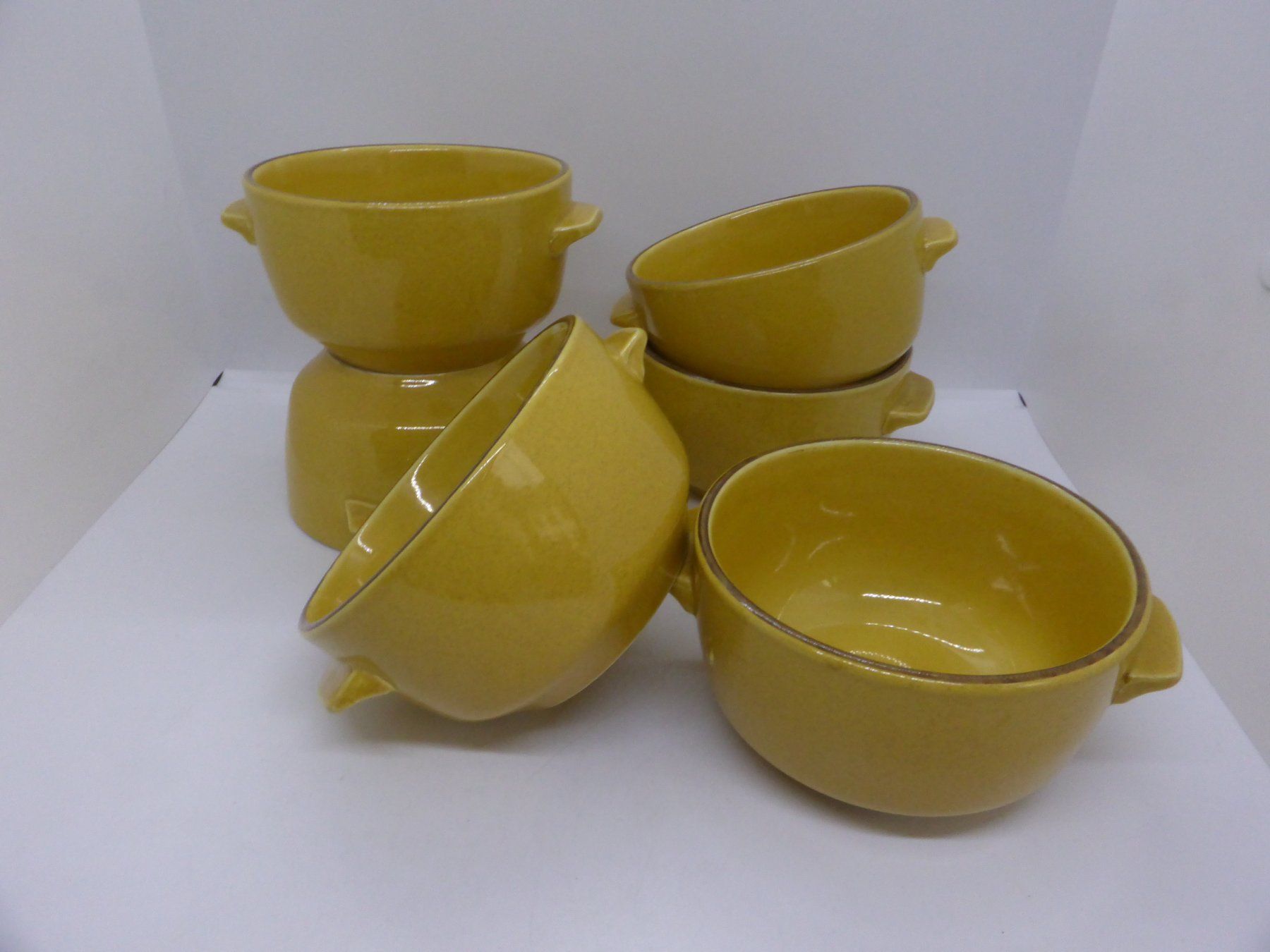 Rössler Ciotole: Rössler décor "muscade" lot de 6 bols à bouillon – Usato da Porrentruy venduto da Kim017