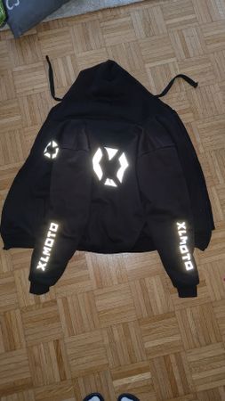 Motorradjacke mit Kevlar und Protektoren