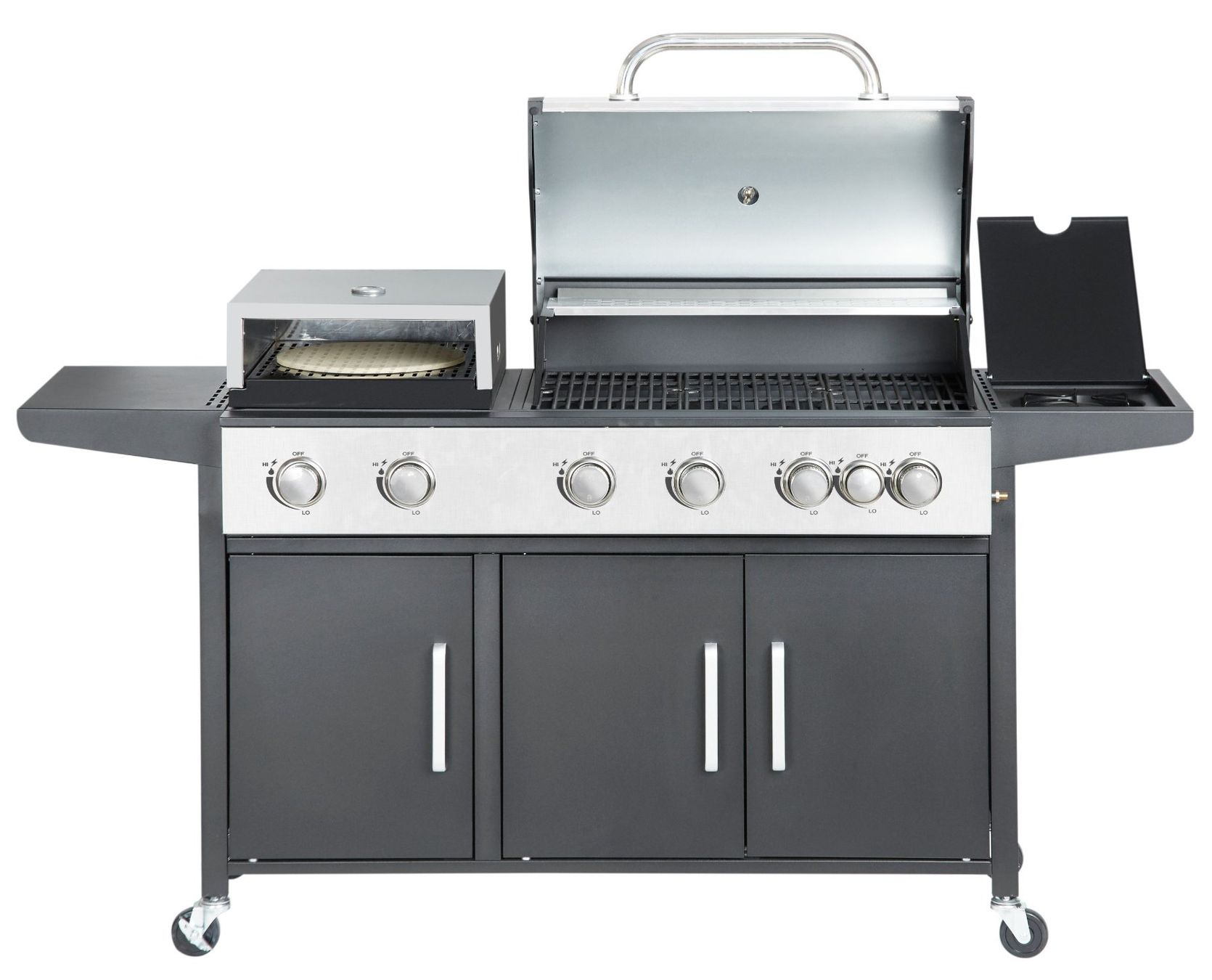 Griglie: Pizza Kombigrill 7 Brenner - Gratis Versand – Nuovo e nell'imballaggio originale da Kleinwangen venduto da meinwarenkorb.ch 2