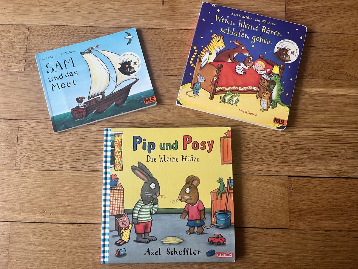Bücher: Bücherpaket von Axel Scheffler – Gebraucht aus Aarau von E.Malbec