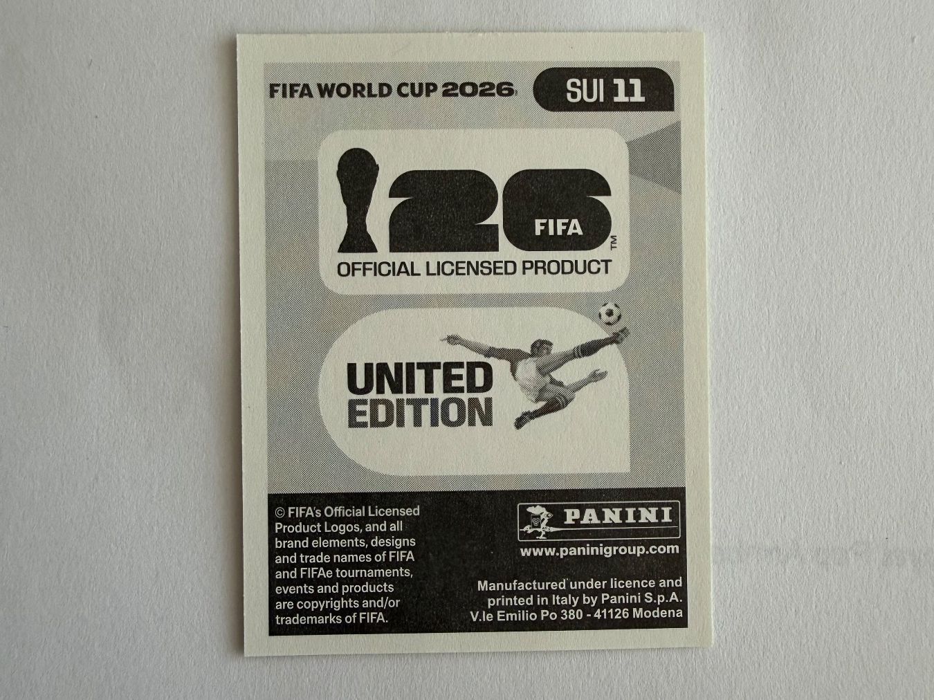 Panini Carte collezionabili: Freuler SUI11 - Panini CH Edition WM 2026 – Nuovo (secondo la descrizione) da Grenchen venduto da nicus_aveiro 1