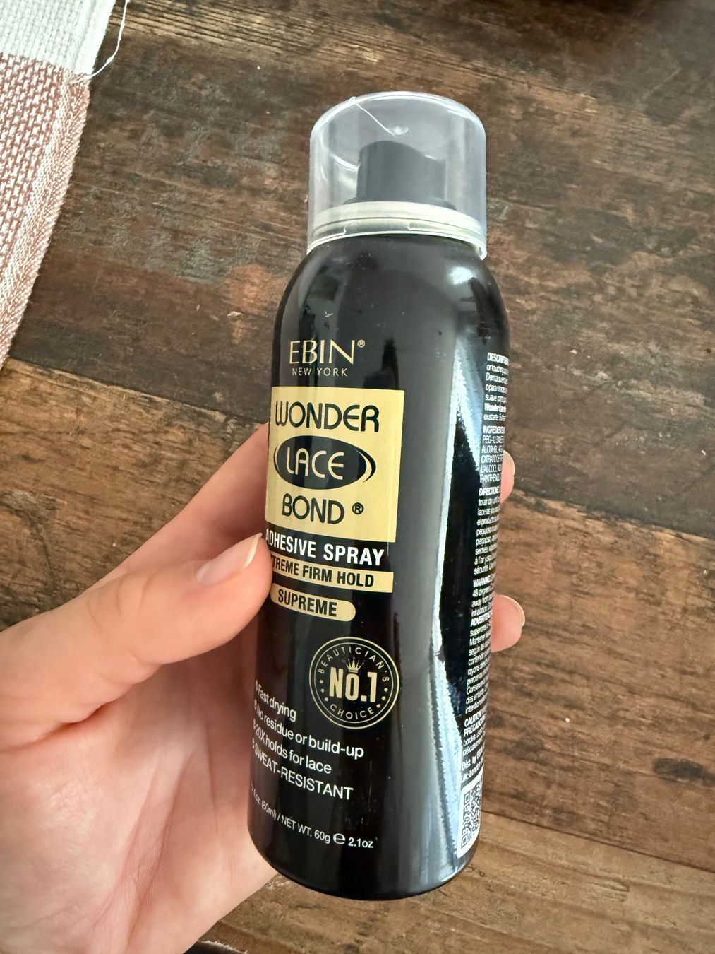 Prodotti di pulizia: Ebin Wonder Lace Bond Spray Supreme - Neu (80 ml) – Nuovo e nell'imballaggio originale da Riehen venduto da edu_92w7 4