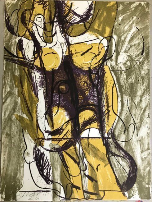 Grafiken & Lithographien: Lithografie von Rolf Szymanski / EA     (ID E51) – Gebraucht aus Gelterfingen von art-and-more