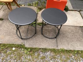 2er Set Beistelltische ,Metall (72)