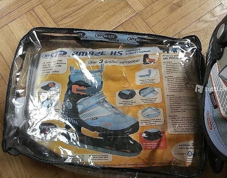 Pattini da ghiaccio: Schlittschuhe 31 32 33 – Usato da Itingen venduto da Haefi 2
