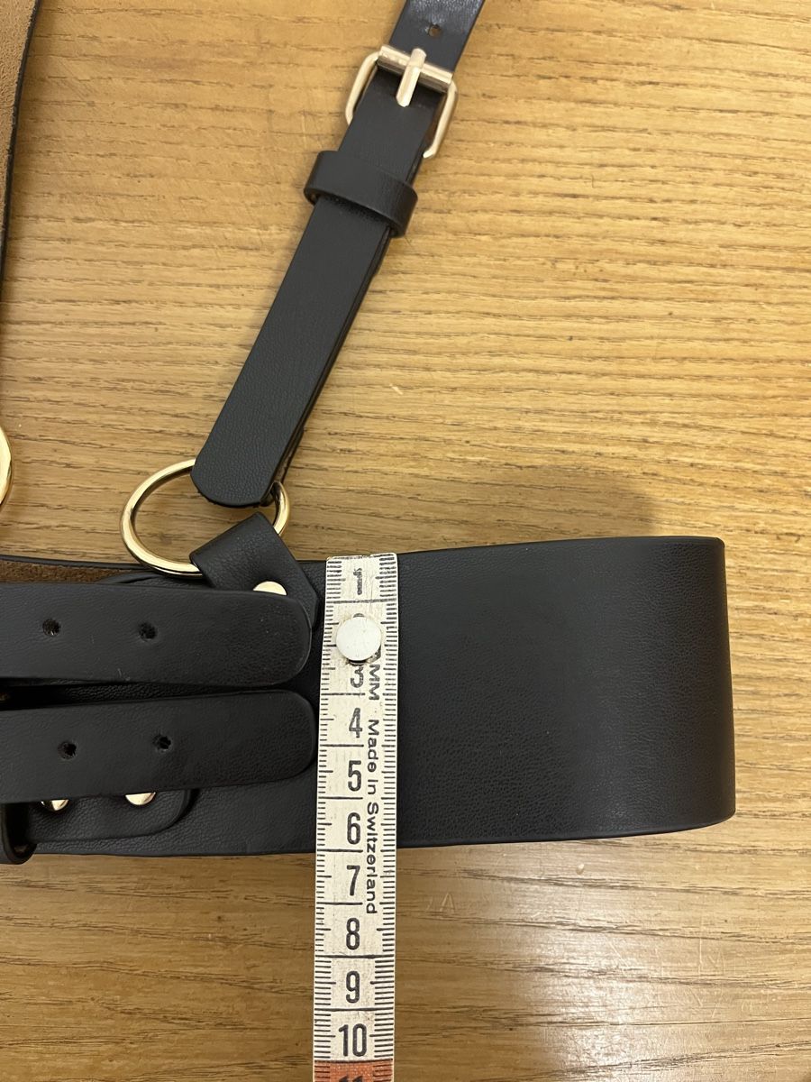 Cinture: Schwarzer Harness-Gürtel  – Nuovo (secondo la descrizione) da Teufenthal AG venduto da Nanahu 3