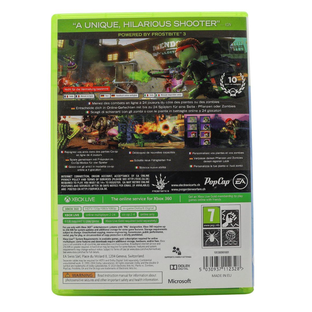 Giochi: Plants vs. Zombies: Garden Warfare - Xbox 360 – Usato da Paudex venduto da dindeboy 1