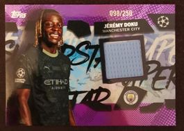 Topps Uefa Flagship 25/26 Future Star Jeremy Doku Relic 