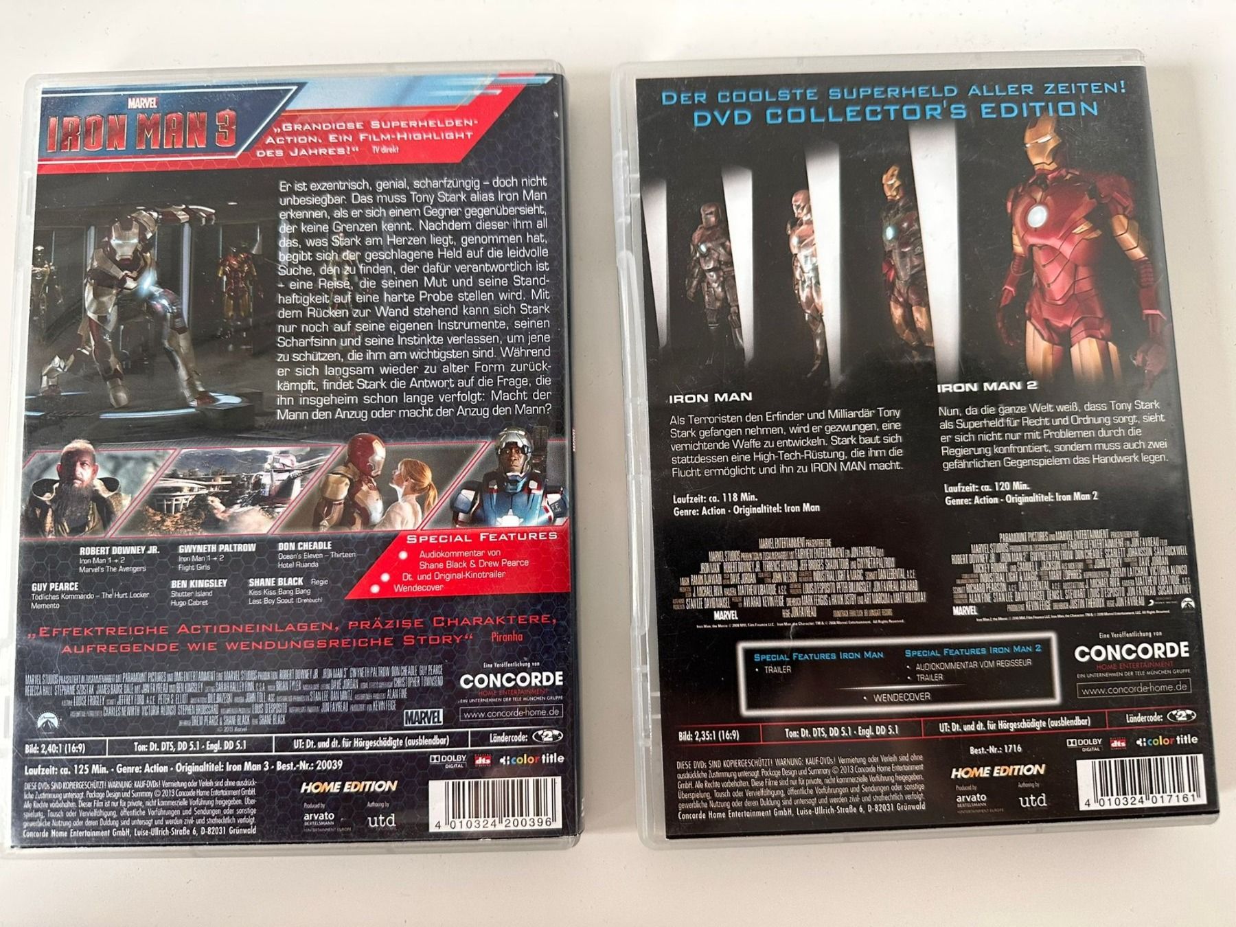 Tutti i DVDs: Ironman 1-3, 3  DVD's – Usato da Herznach venduto da SusanneB0102 1