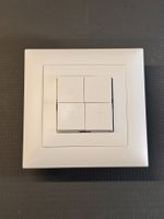 UP-Storenschalter 2K Feller EdizioDue Weiss / Abdeckung Neu
