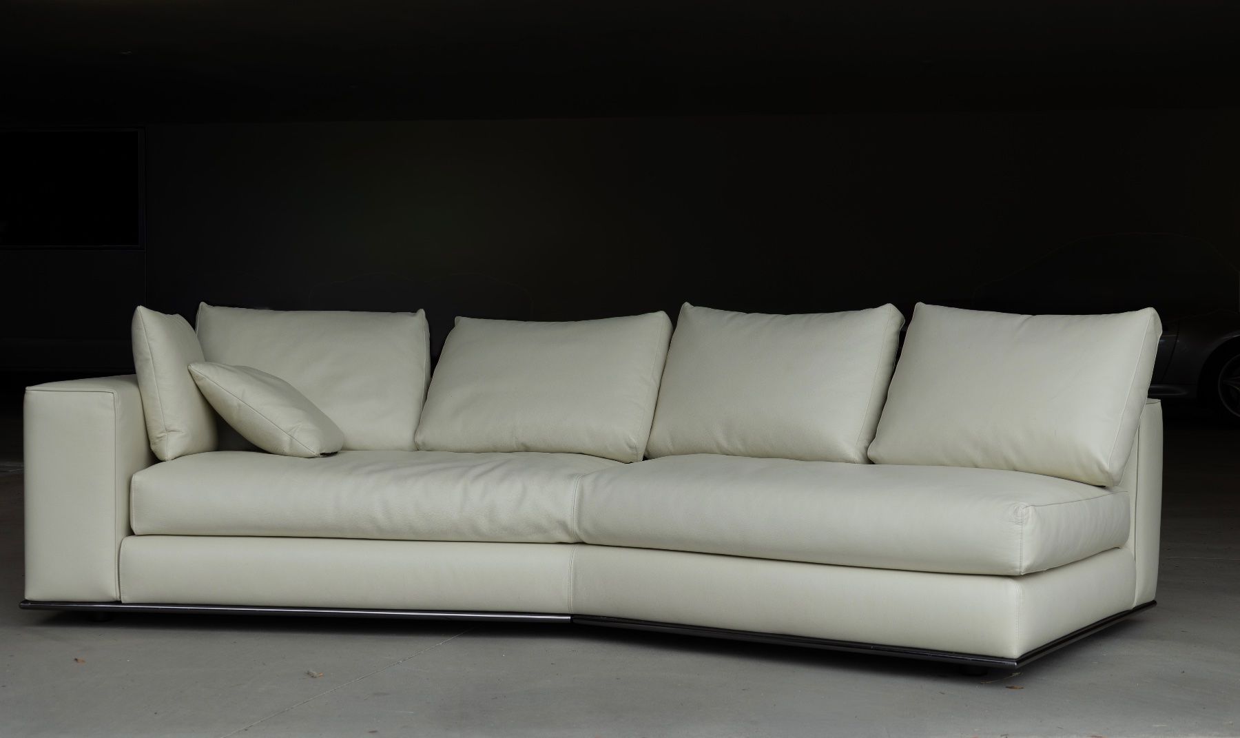 Minotti Divani: Minotti Hamilton Leder Lounge NP 10000 CHF – Usato da Andermatt venduto da sunshine2025