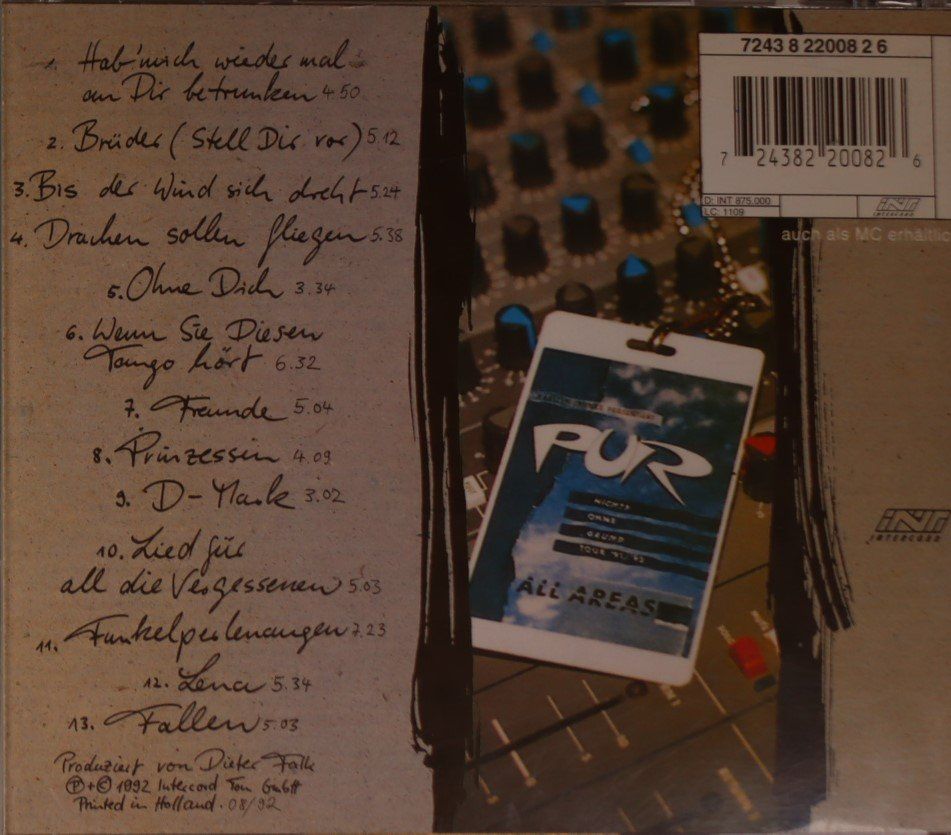CD: Pur – Live – Usato da Luzern venduto da CONTENTI 2