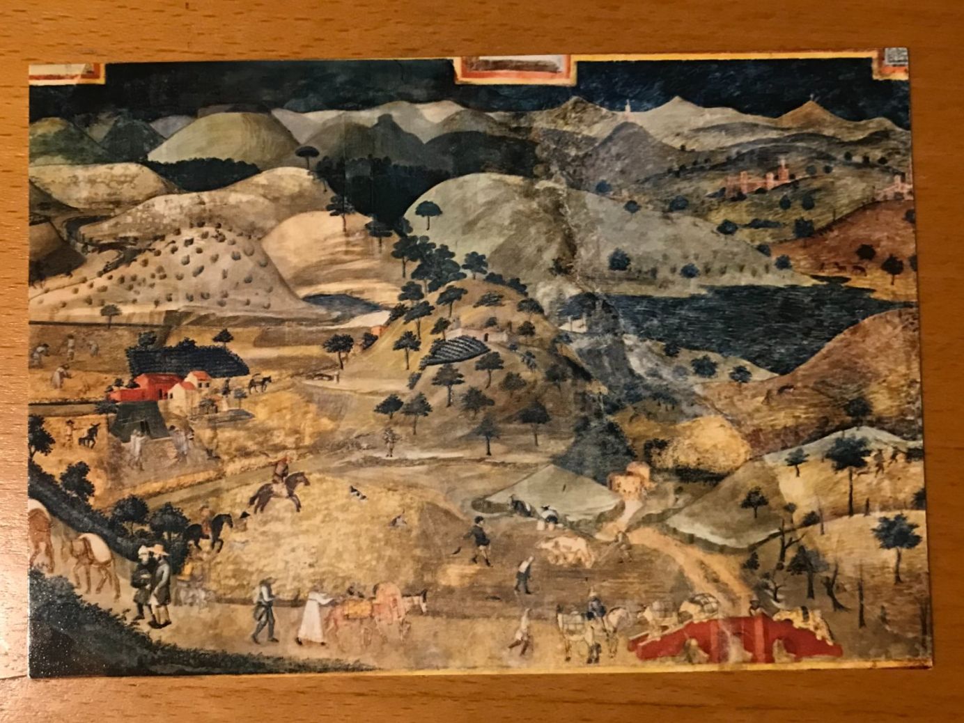 Cartoline postali: Postkarte Ambrogio Lorenzetti Landschaft – Nuovo (secondo la descrizione) da Luzern venduto da mey_s13