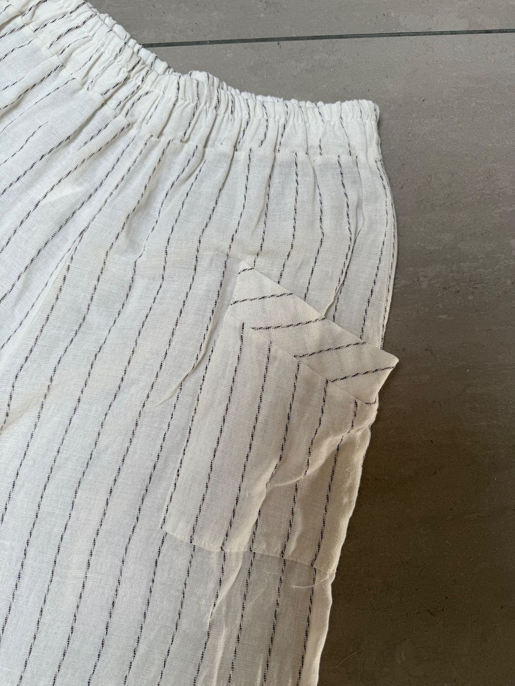 Pantaloni: Schlupfhose aus Leinen/ Baumwolle/ Polyester – Nuovo (secondo la descrizione) da Sigriswil venduto da ck56 3