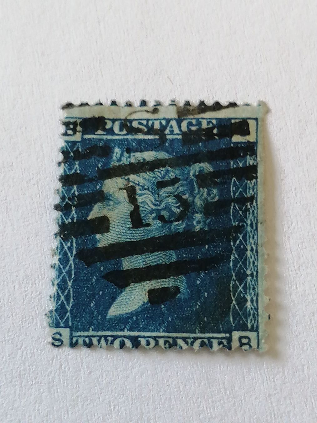 Tous les timbres: Two Pence Blue 1855  – D'occasion à Happerswil par tschergi