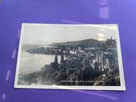Montreux, Bon Port, Rarität!, alte Ak sehr schön