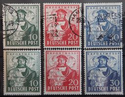 Deutsche Post BRD Kat. 103-105 **/gest. 1949 Kat. 25 Euro