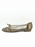 Stuart Weitzman Metallic Striped Clear EU 42.5
