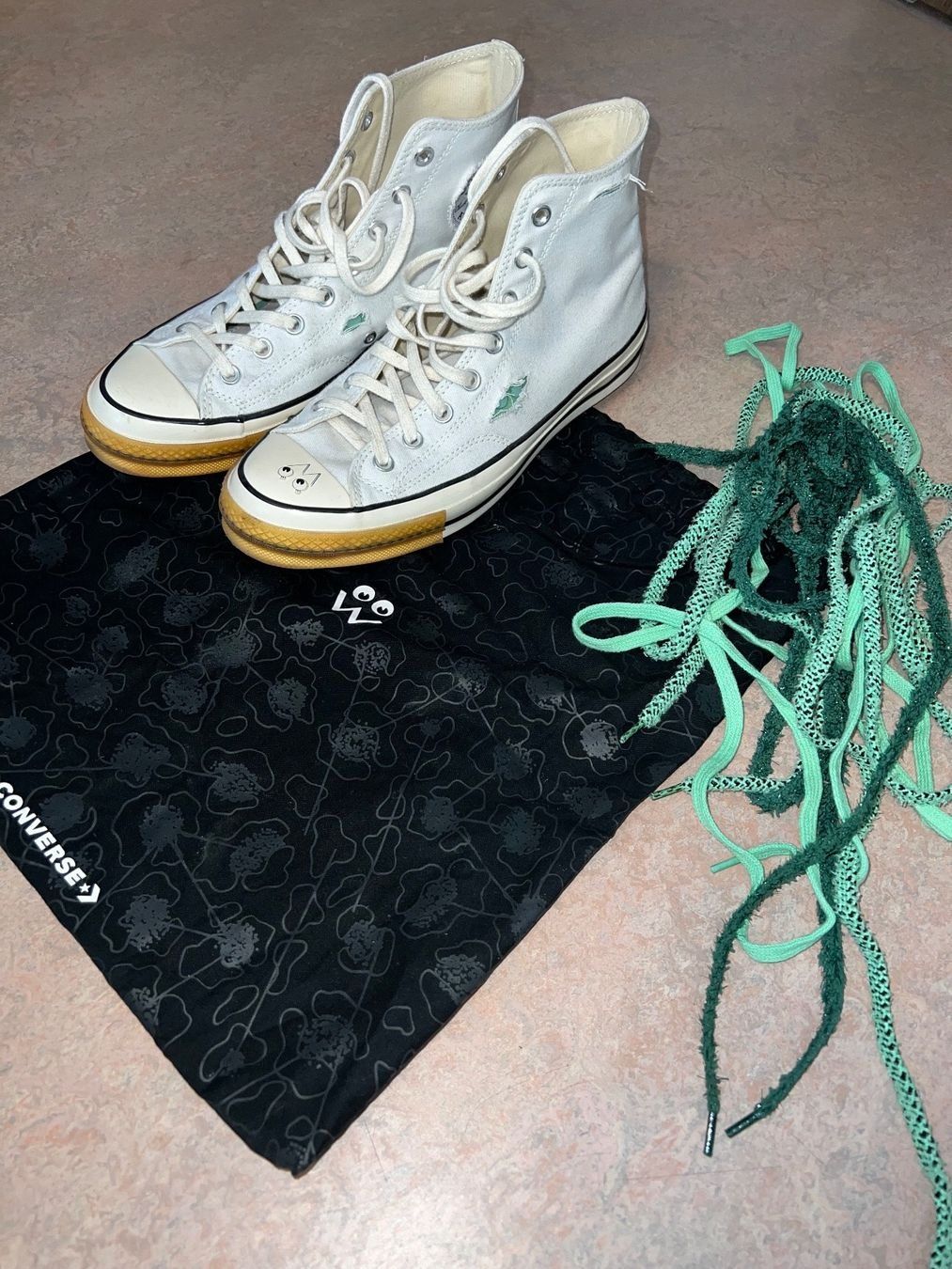 Converse Scarpe da uomo: Converse Dr. Woo x Chuck 70 'White' – Usato da Langnau im Emmental venduto da Ad-Hardy 5