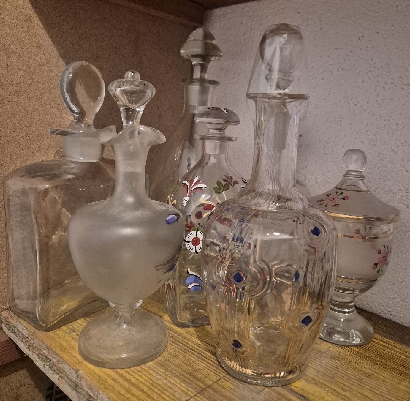 Carafes: Glasflaschen Konvolut – D'occasion à Vilters par Fleiflomi
