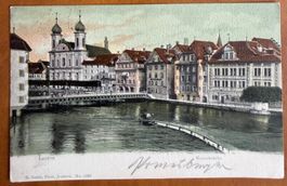 Luzern - Reussbrücke  1906