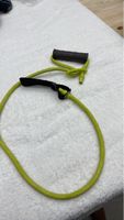 Bandes d'exercice élastiques vertes accessoire fitness
