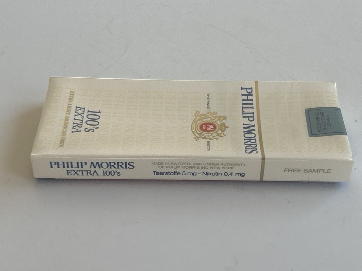 Tabac à priser: Philip Morris Extra 100's Zigaretten Free Sample(S27) – Neuf (Voir description) à Neuenhof par bro_9zsg 3