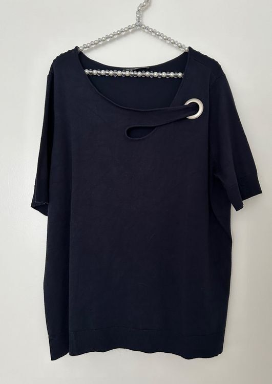 Betty Barclay Maglioni & Felpe: Betty Barclay Kurzarmpullover,  Gr.42/44, dunkelblau – Usato da Märwil venduto da Yvonne034