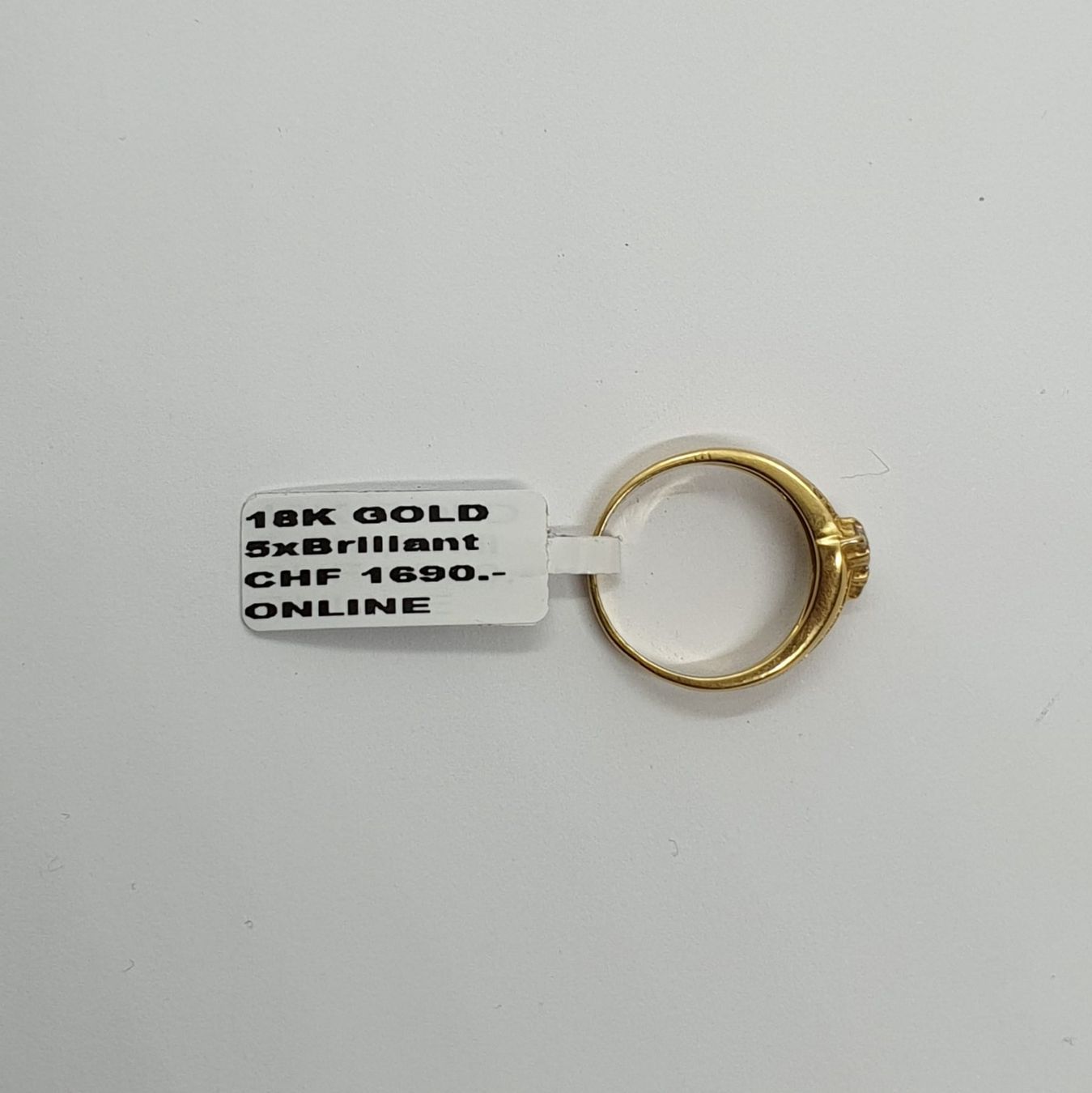 Anelli: Echt 18K Gold - Diamant Ring – Usato da Luzern venduto da Luzern-Goldhaus 2